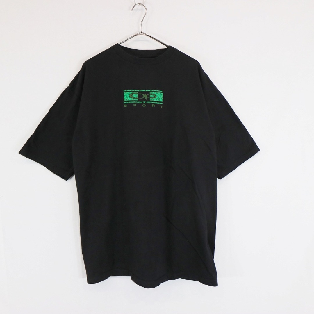 SALE/ 2000年代～ OP オーシャンパシフィック ロゴワッペン 半袖Ｔシャツ 横乗り系 ブラック (メンズ XL)   N6814