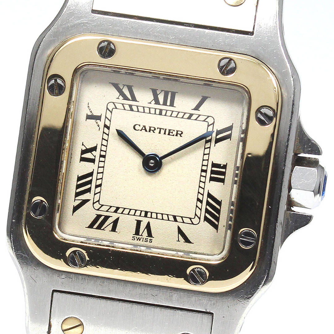 カルティエ 時計 ■ サントスガルベ SM クォーツ レディース 腕時計