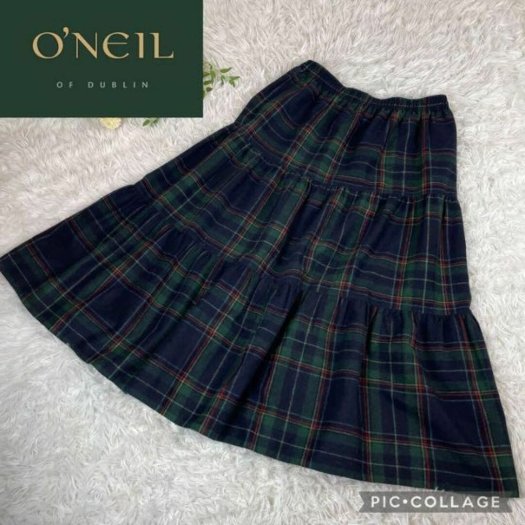 O'NEIL of DUBLIN - オニールオブダブリン☆ティアードロングスカート