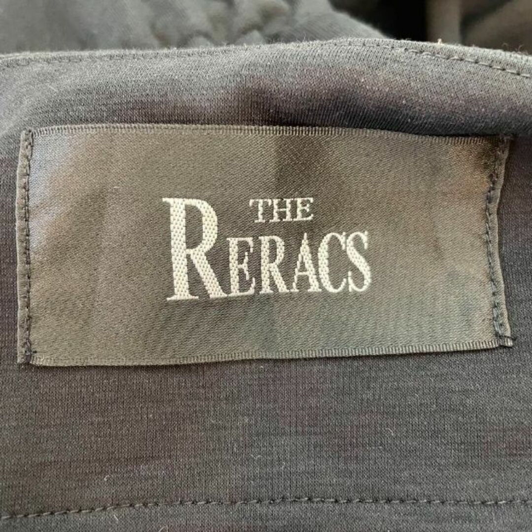 【美品】THE RERACS★ノースリーブワンピース★スエット★ブラック