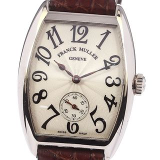 フランクミュラー(FRANCK MULLER)のフランクミュラー FRANCK MULLER 7500S6 トノー カーベックス K18WG 手巻き レディース _761246(腕時計)