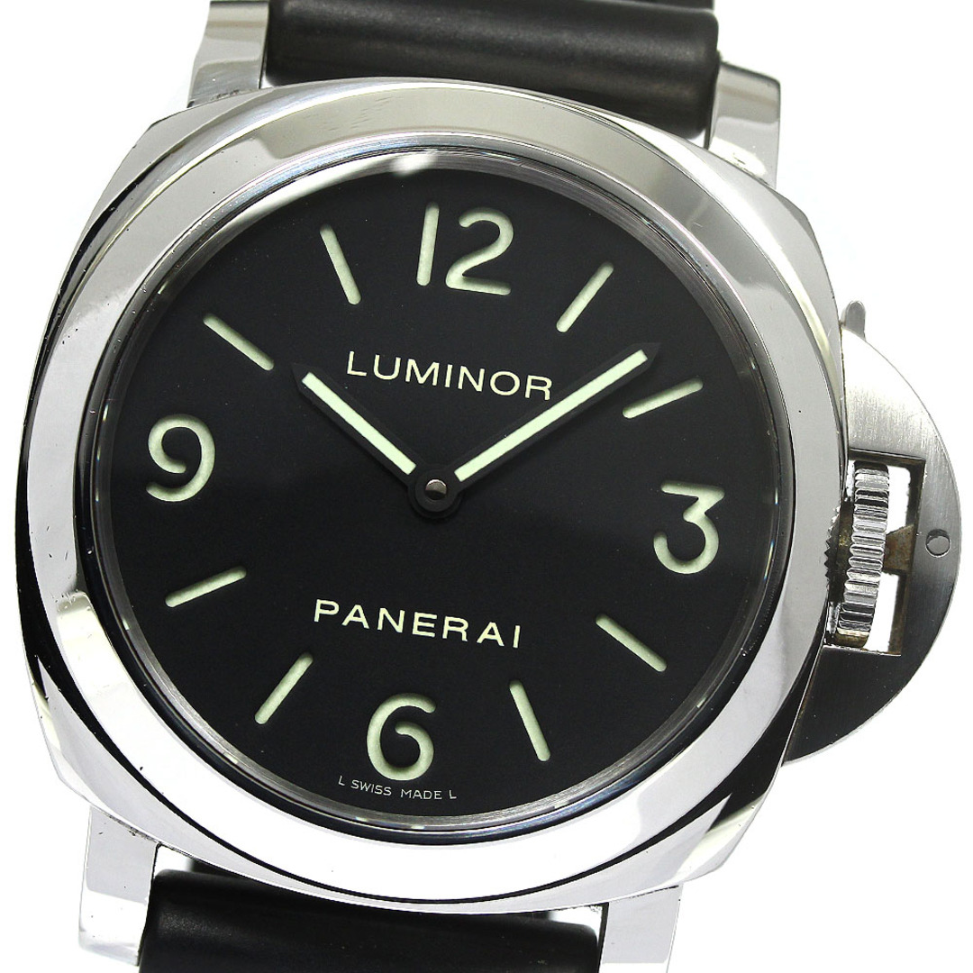 パネライ PANERAI PAM00112 ルミノールベース 手巻き メンズ 保証書付き_762098保証書革ベルトケースサイズ