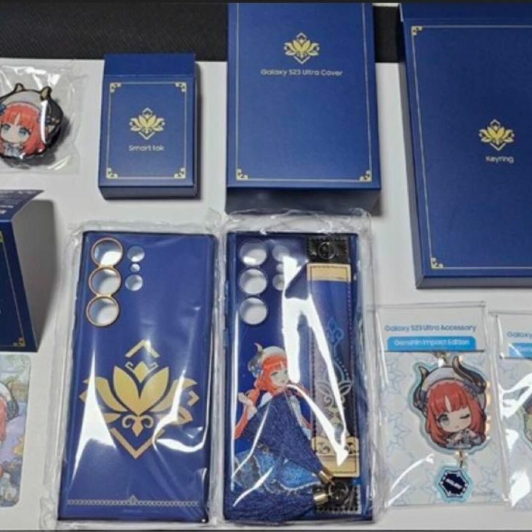 韓国 原神 サムソン Galaxy S23 ニィロウ アクセサリー セット | www