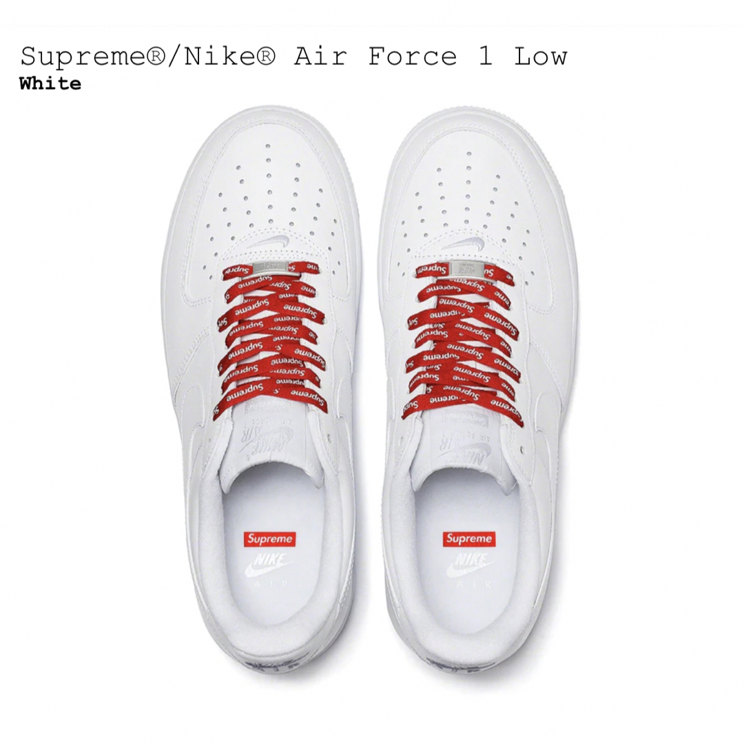 【31cm】Supreme®/Nike® Air Force 1 Low 2