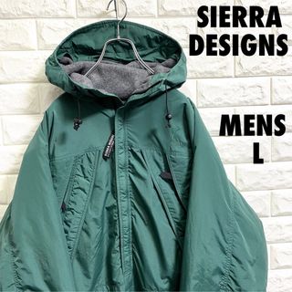 シェラデザイン(SIERRA DESIGNS)のシェラデザイン　ナイロンフリースジャケット　ハーフジップ　メンズLサイズ(ナイロンジャケット)