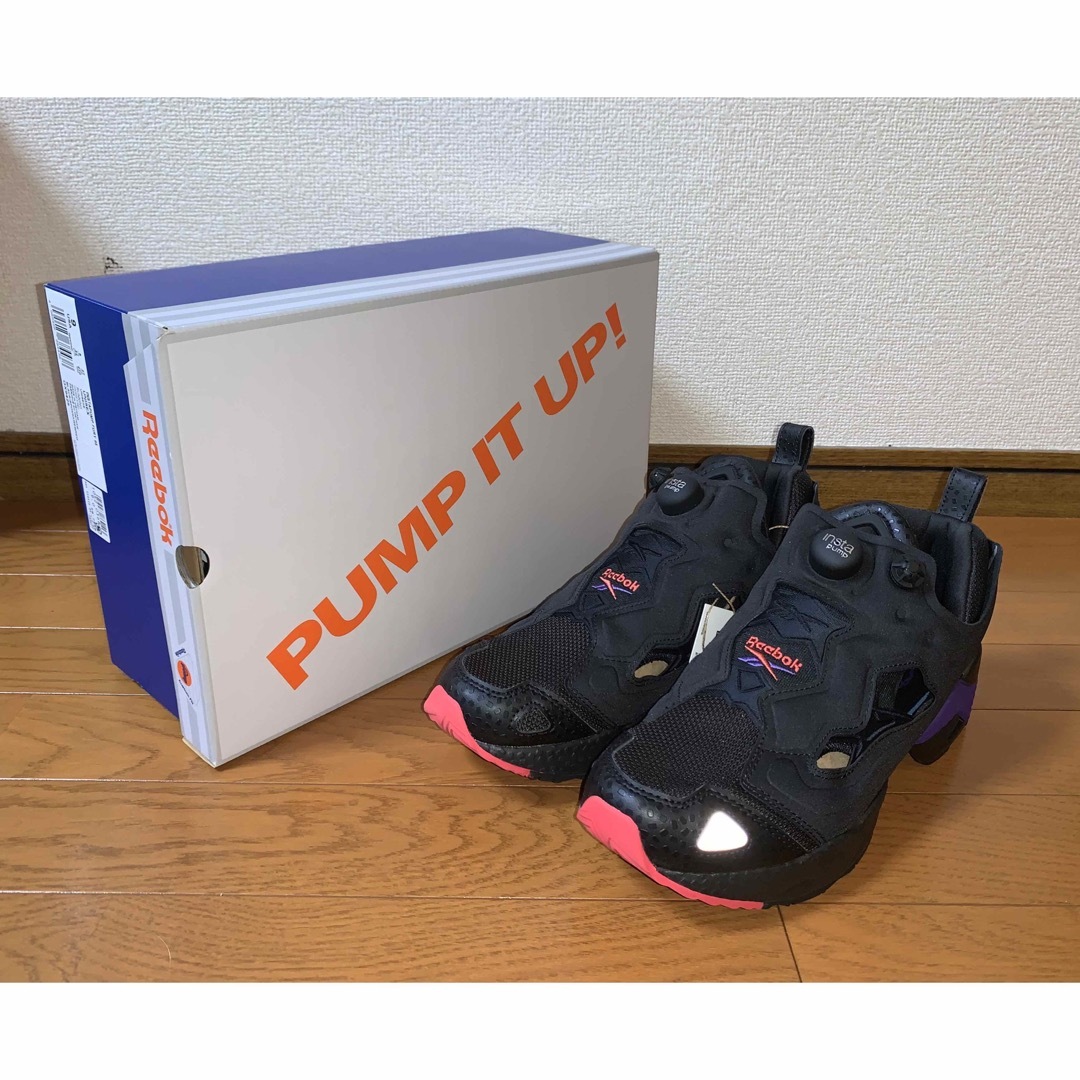 27cm 新品 REEBOK INSTA PUMP FURY 95 黒 紫 og | フリマアプリ ラクマ