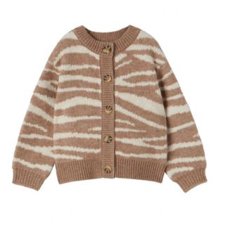 ザラキッズ(ZARA KIDS)のzarakids 新品　タイガー ニット カーディガン　110cm(カーディガン)