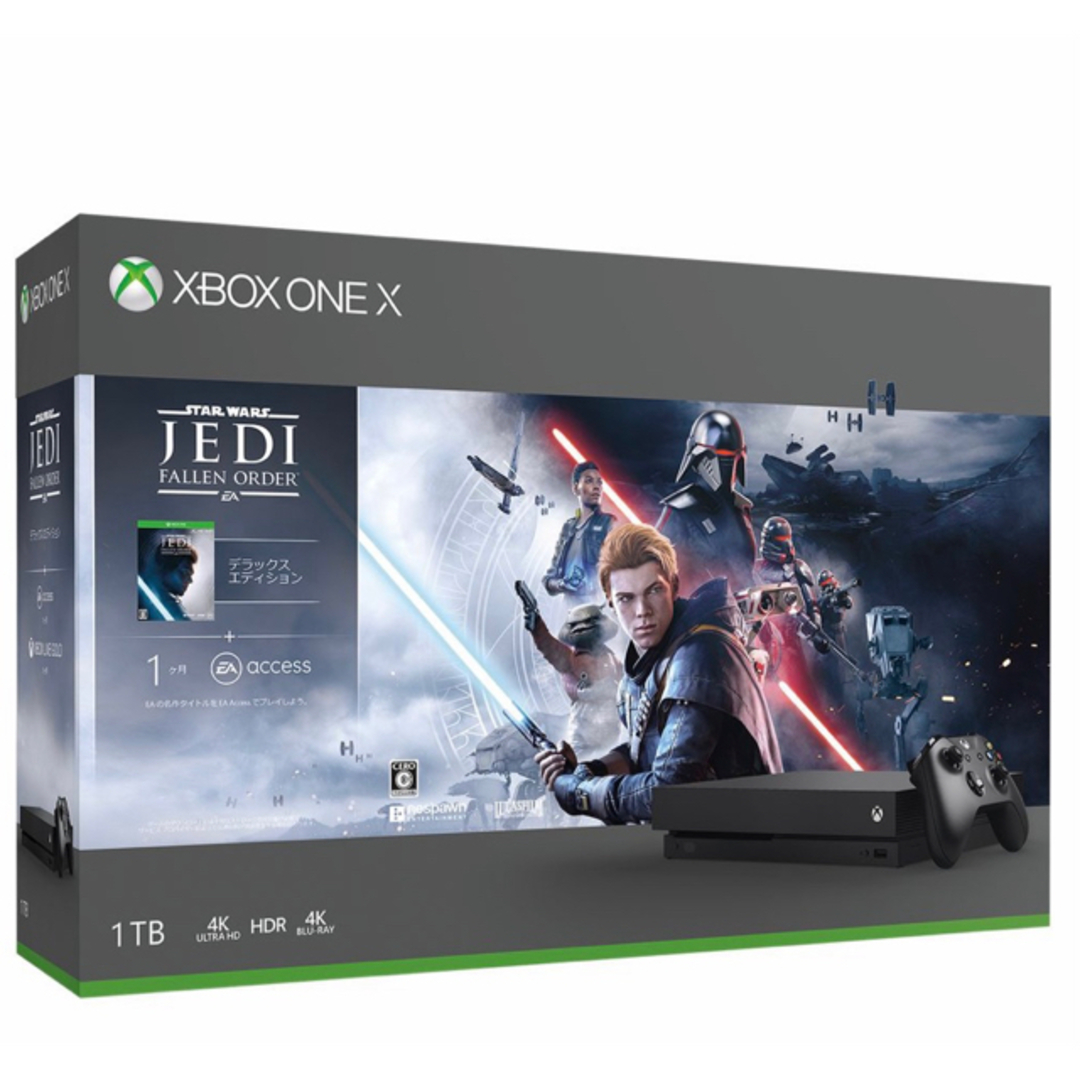 Xbox One X 1TB（Star Wars ジェダイ 同梱版）