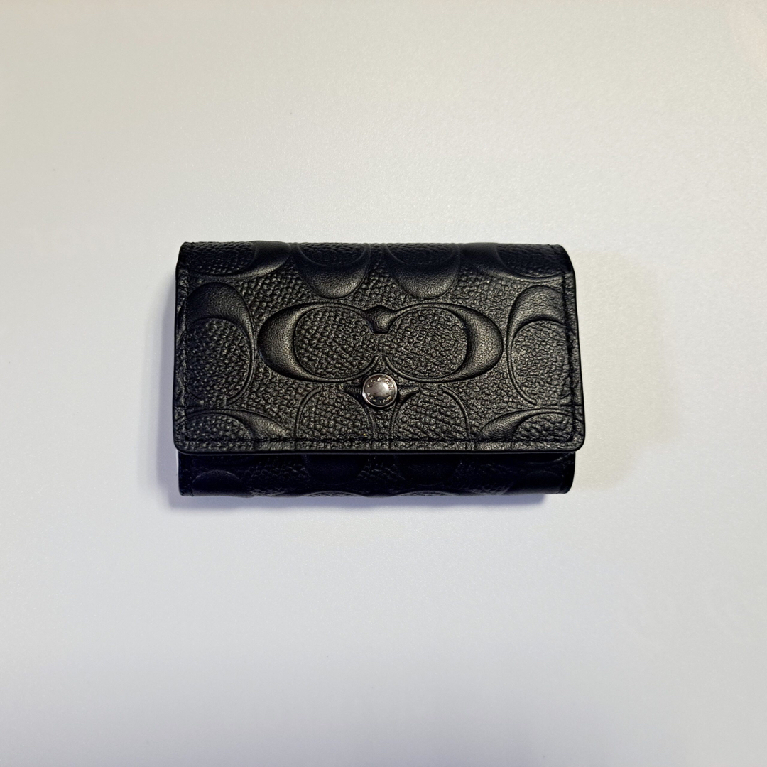 COACH - コーチ COACH アウトレット メンズ 小物 キーケース ブラック