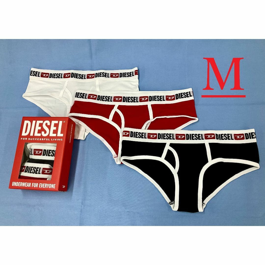 DIESEL(ディーゼル)のディーゼル　レディース　3パック アンダーショーツ 2123　M　新品　SQZS レディースの下着/アンダーウェア(ショーツ)の商品写真