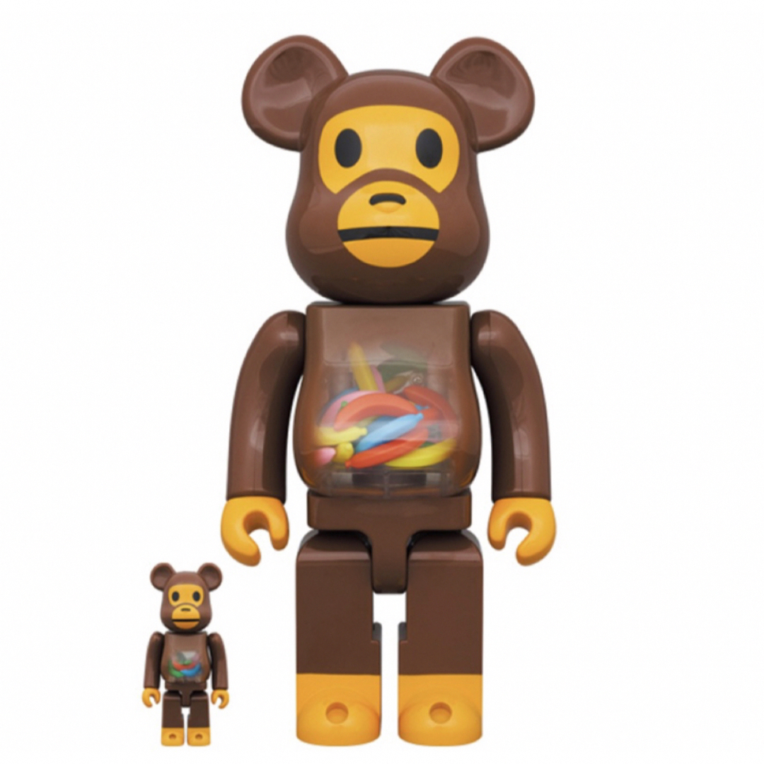 BE@RBRICK BABY MILO BANANA 100 & 400フィギュア