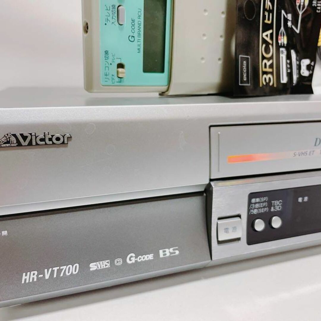 ビクター　高画質S-VHSビデオデッキ　整備済