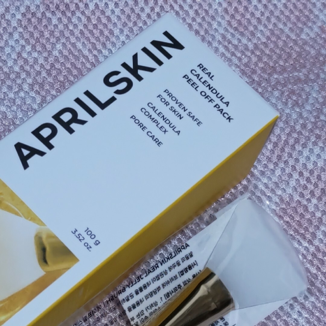 【APRILSKIN】ピーリングパック ゼリーブラシ付【 定価2300円】 コスメ/美容のスキンケア/基礎化粧品(パック/フェイスマスク)の商品写真