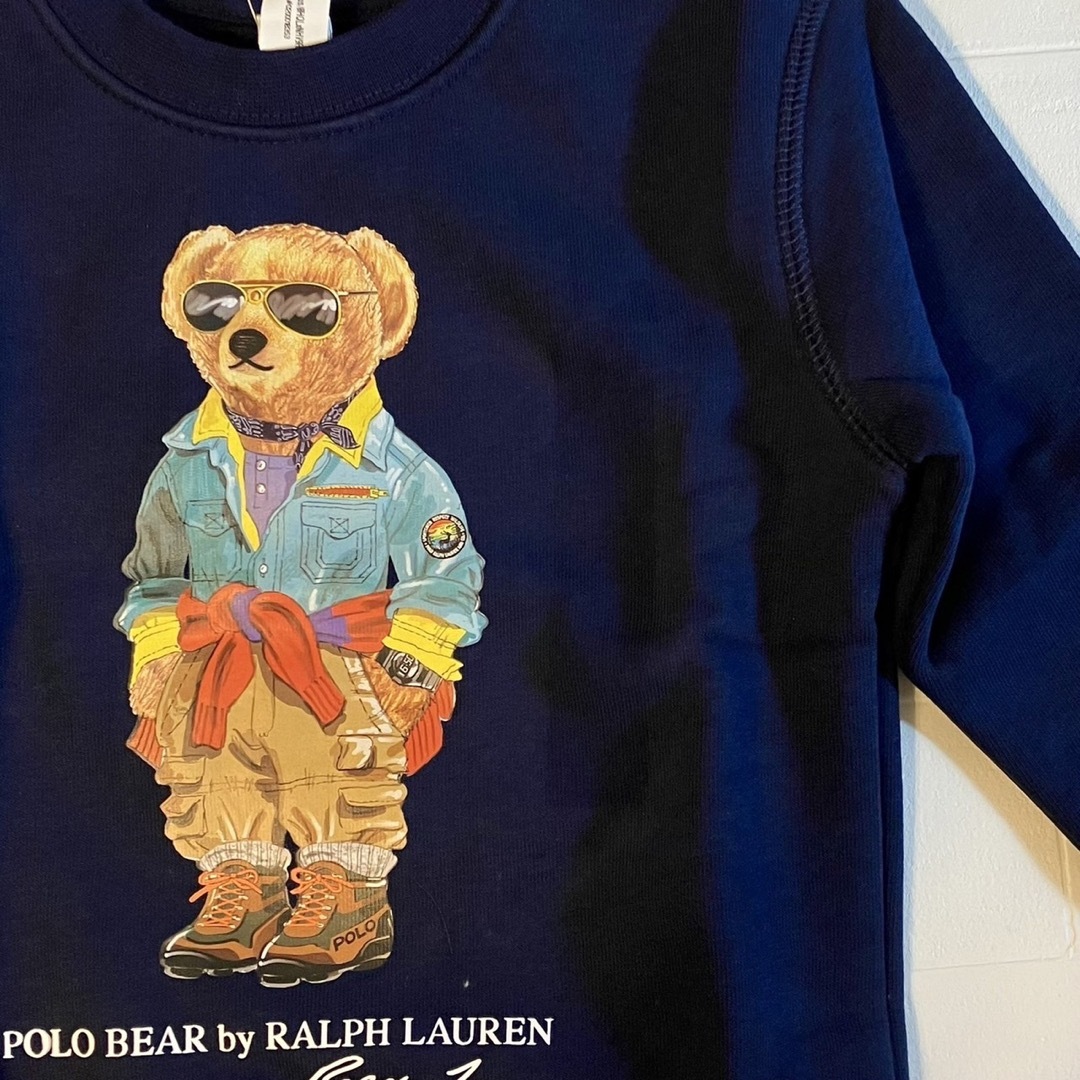 Ralph Lauren - 24m90cm 長袖 ラルフローレン フリース トレーナー 紺 ...