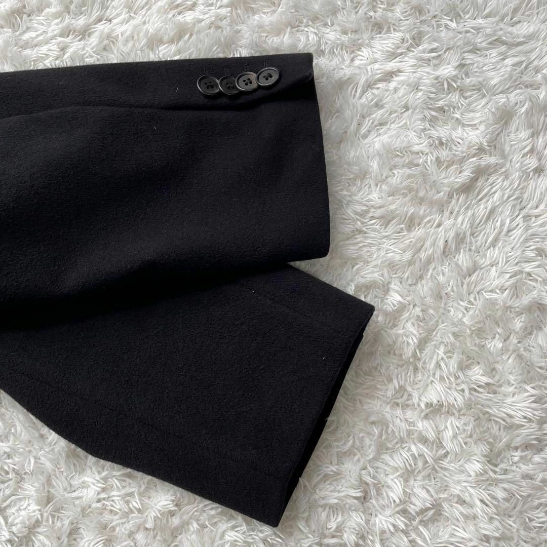 極美品✨ポールスミス ステンカラーコート アンゴラ100% ブラック XL