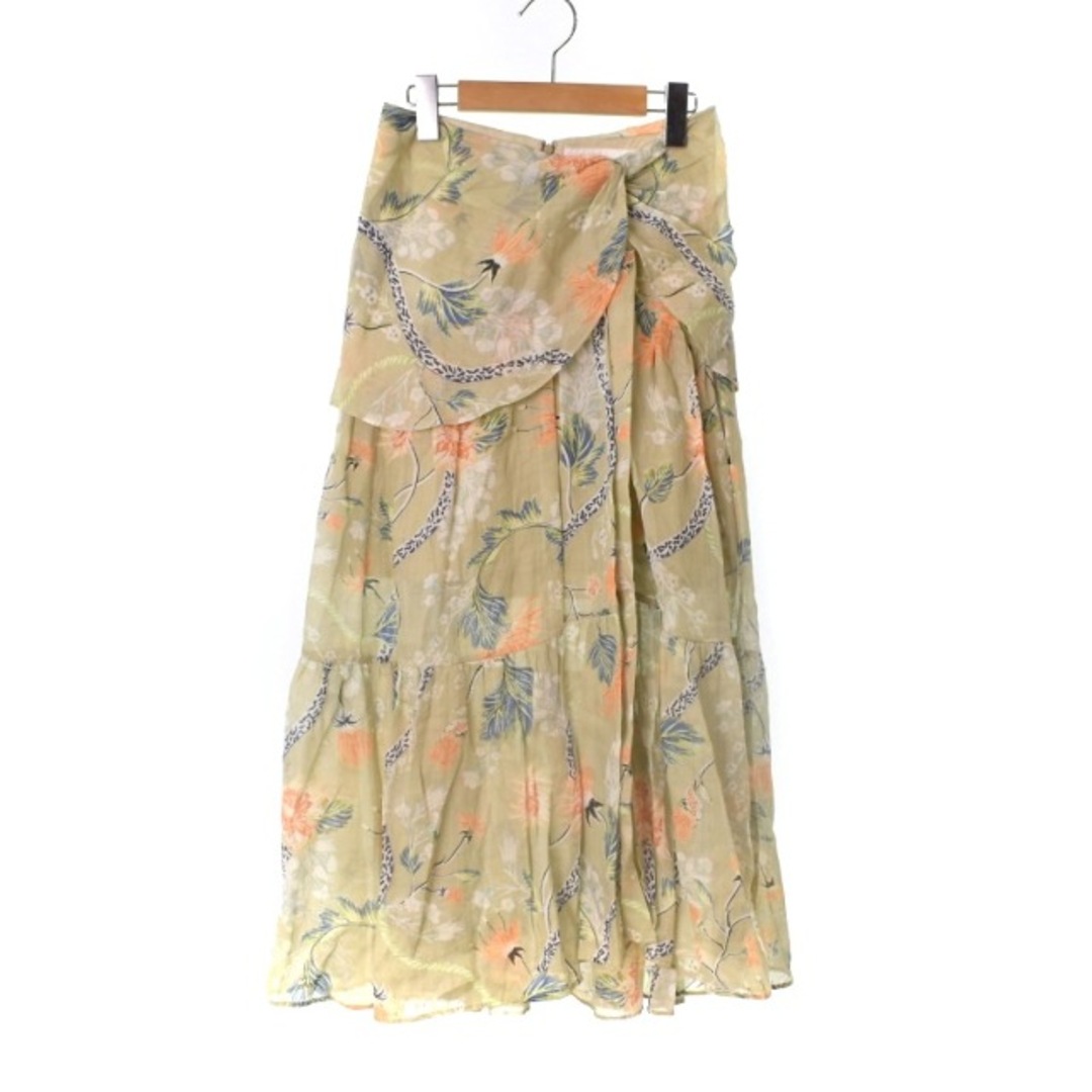 CHLOE SS 花柄 ブラウス スカート セットアップ 緑 その他