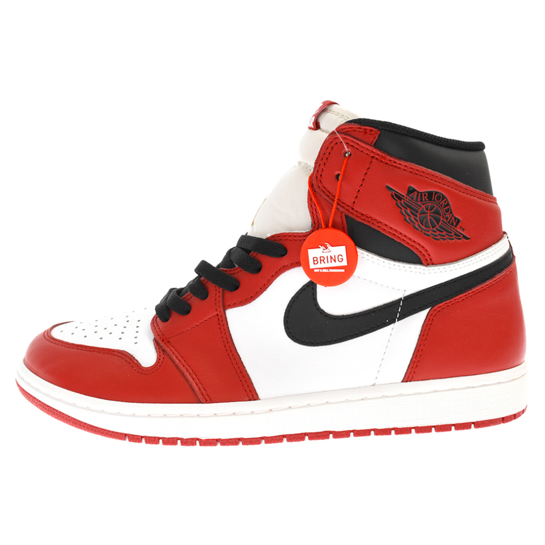 NIKE(ナイキ)のNIKE ナイキ AIR JORDAN 1 RETRO HIGH CHICAGO 2015 エアジョーダン1 レトロ シカゴ ハイスニーカー レッド/ホワイト US11.5/29.5cm 555088-101 メンズの靴/シューズ(スニーカー)の商品写真