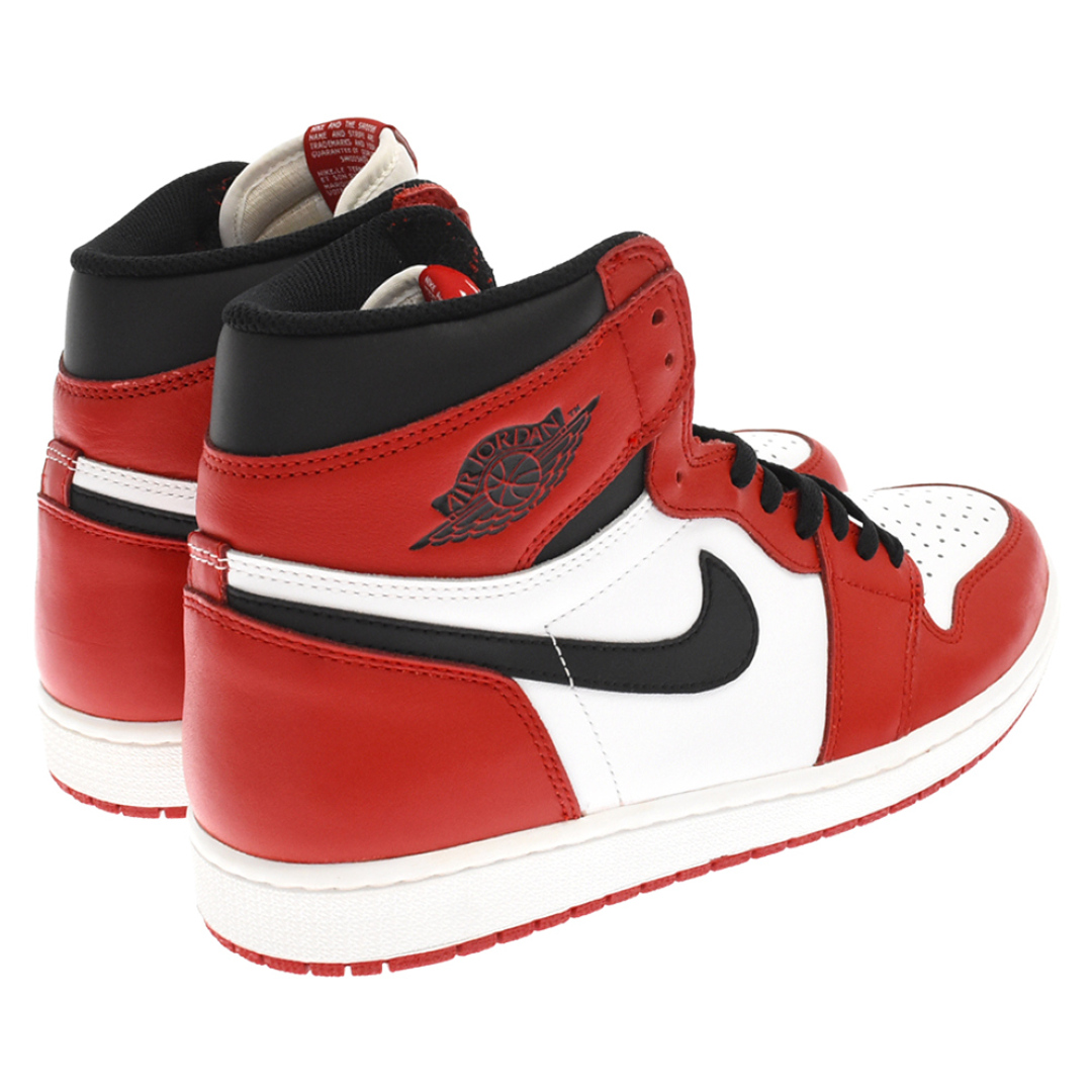 NIKE(ナイキ)のNIKE ナイキ AIR JORDAN 1 RETRO HIGH CHICAGO 2015 エアジョーダン1 レトロ シカゴ ハイスニーカー レッド/ホワイト US11.5/29.5cm 555088-101 メンズの靴/シューズ(スニーカー)の商品写真