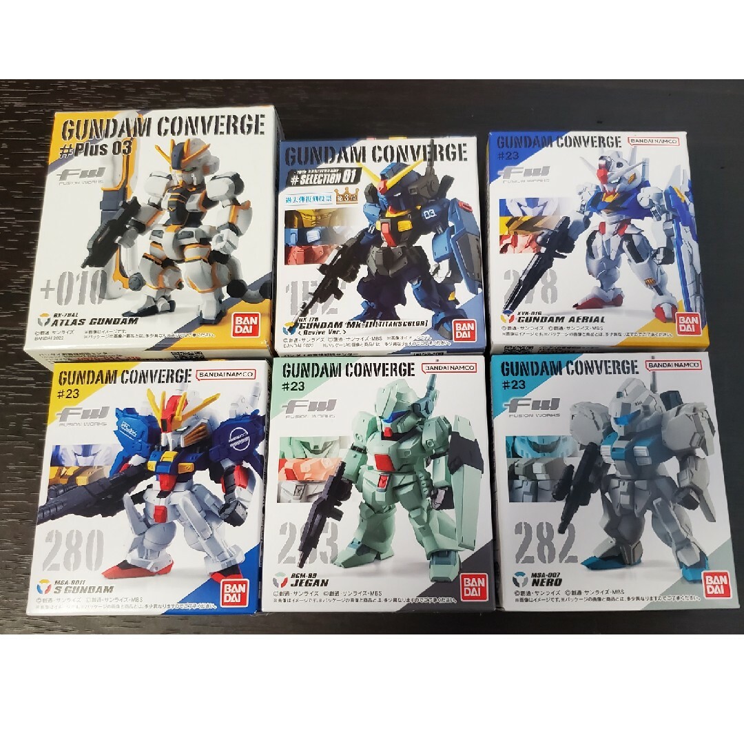 ガンダムコンバージ　6体セット