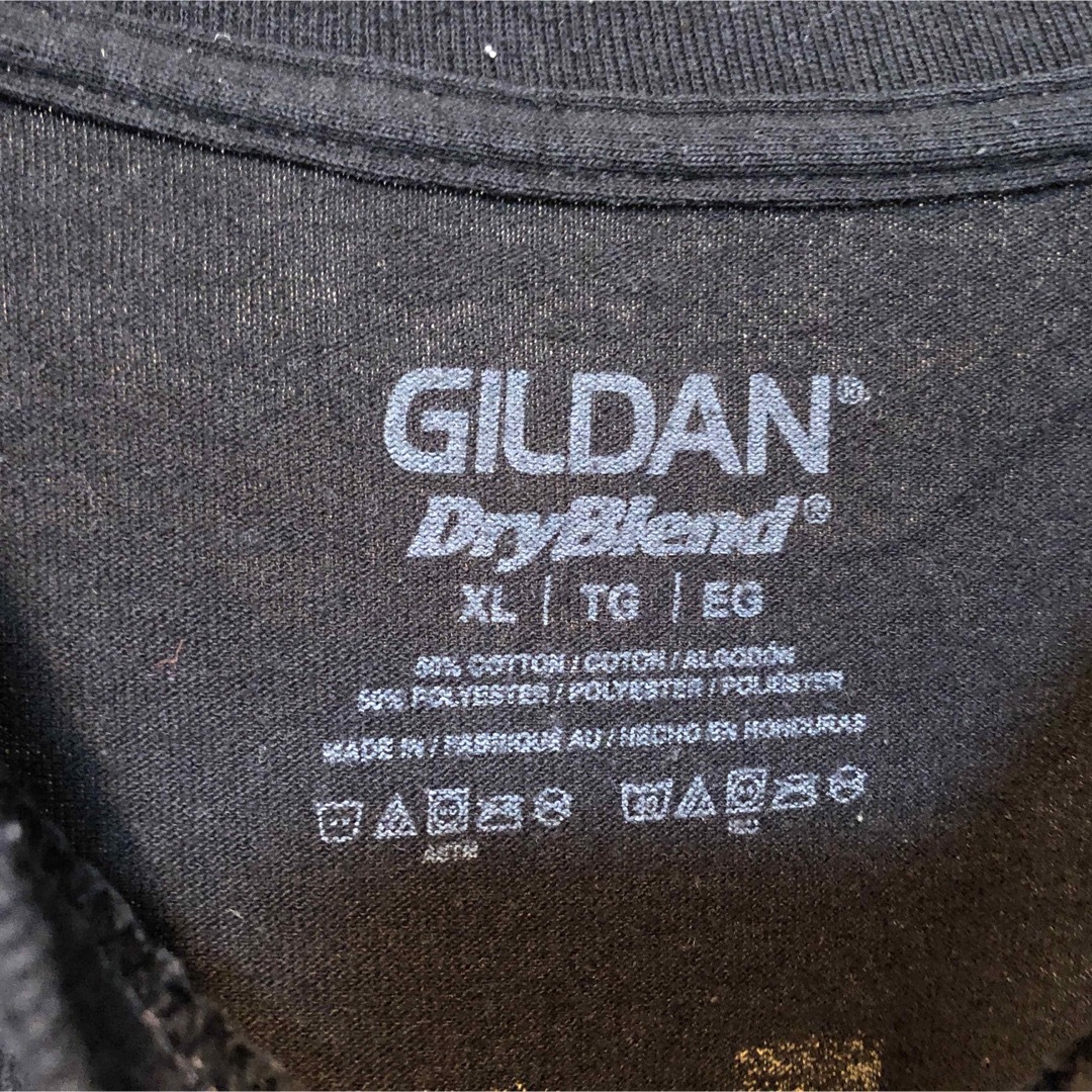 GILDAN(ギルタン)の【ギルダン】ロンT　アメフト　ウエスターナーズ　ヘルメット　カウボーイ　黒72 メンズのトップス(Tシャツ/カットソー(七分/長袖))の商品写真