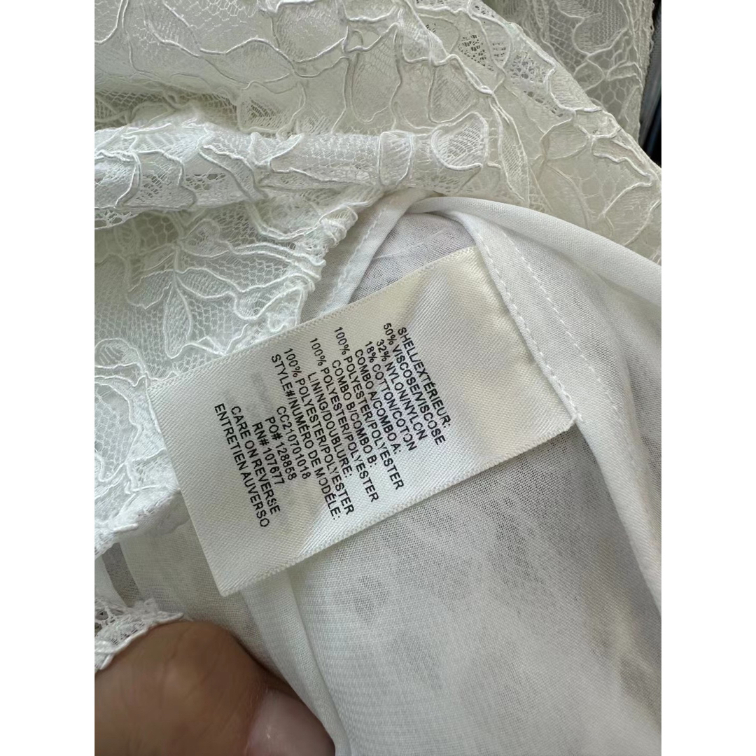 Alice+Olivia - ❤️☆Alice olive 2023新作新品 白 リボン長袖 Alice+Olivia - ❤️☆Alice olive 2023新作新品 白 リボン長袖
