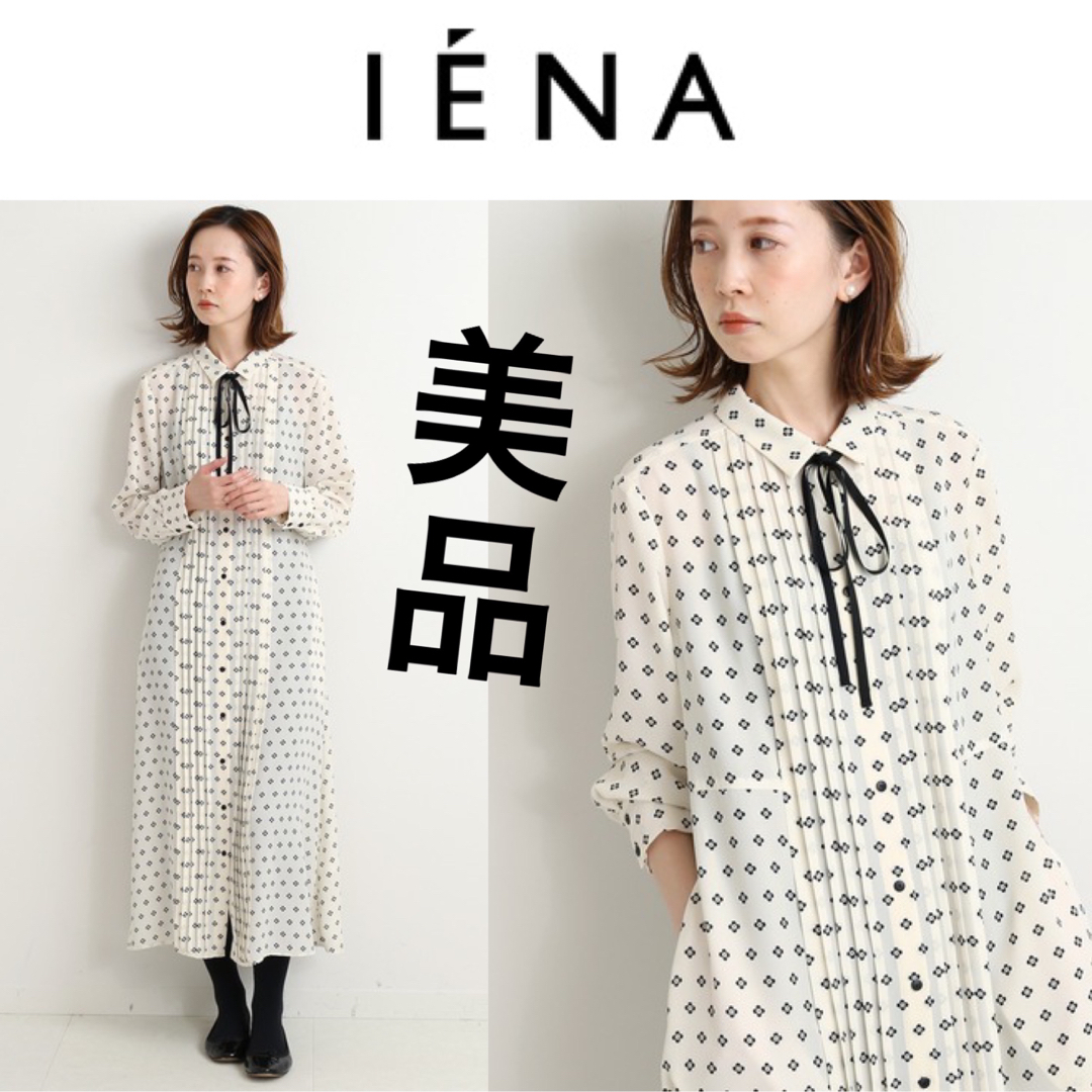 美品！IENA seseフラワーピンタックワンピース ロングワンピース イエナ | フリマアプリ ラクマ