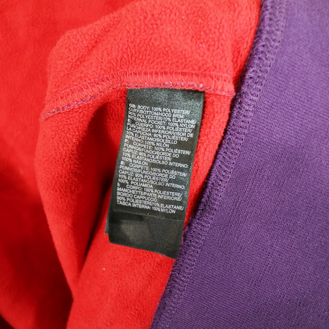 THE NORTH FACE ノースフェイス ソフトシェルジャケット 防寒 防風 アウトドア キャンプ 総柄 パープル (メンズ M) N7008