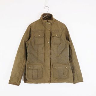 バーブァー(Barbour)のSALE/ イングランド製 Barbour バブアー QUITED UTILITY オイルドジャケット 防寒 防風  ヨーロッパ古着 オリーブ (メンズ UK12)  N7020(その他)