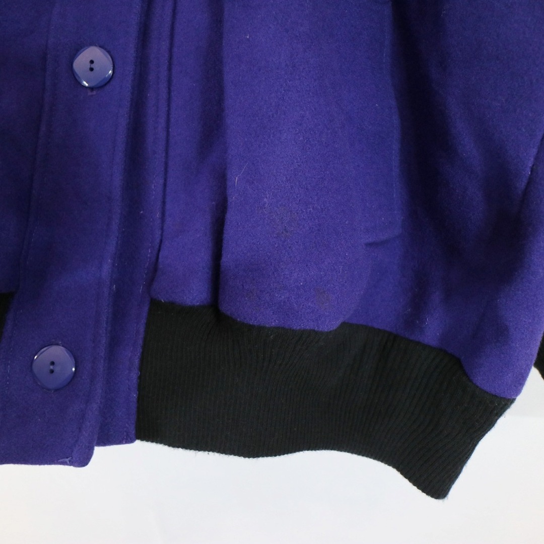 SALE/ 80年代 USA製 KOMITOR ウールジャケット 防寒  防風  大きいサイズ パープル (レディース 16)   N7017 3