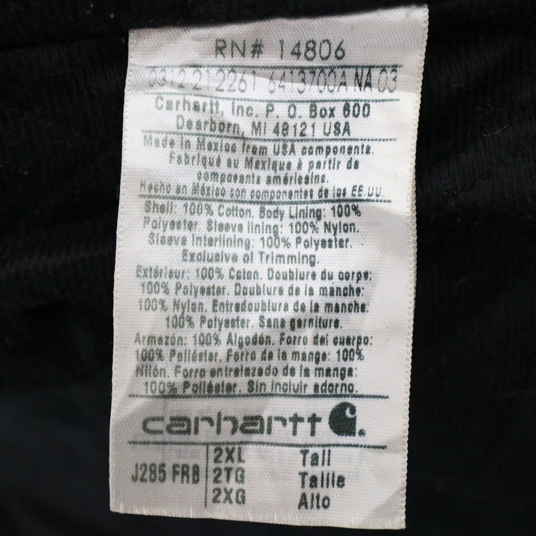 SALE/ メキシコ製 Carhartt カーハート マルチポケットサンドストーン ジャケット 大きいサイズ  ワーク ベージュ (メンズ 2XL)  N7125