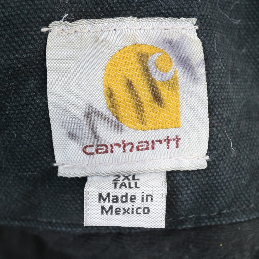 SALE/ メキシコ製 Carhartt カーハート マルチポケットサンドストーン ジャケット 大きいサイズ  ワーク ベージュ (メンズ 2XL)  N7125