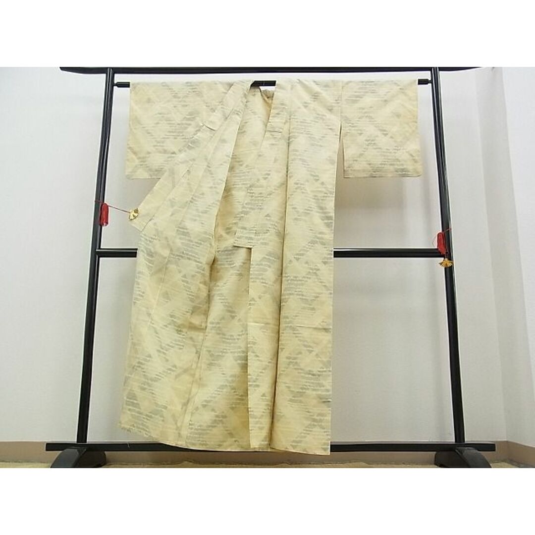 平和屋野田店■上質な紬 単衣 吉祥文 逸品 n-yc2618 平和屋野田店■上質な紬 単衣 吉祥文 逸品 n-kg3356