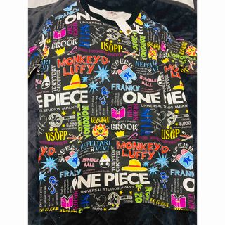 ワンピース(ONE PIECE)のUSJ ユニバーサルスタジオ限定　ワンピース　半袖　Tシャツ　M新品　タグ付き(Tシャツ/カットソー(半袖/袖なし))