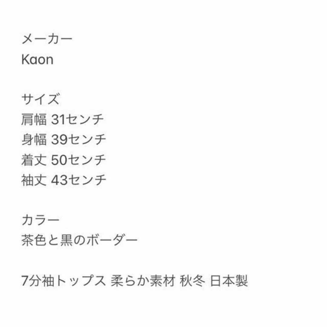 Kaon カオン ラメボーダーニットジャケット