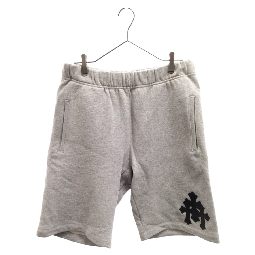 CHROME HEARTS クロムハーツ Y NOT SHORT ワイノット クロスパッチ スウェットショーツ ホワイト