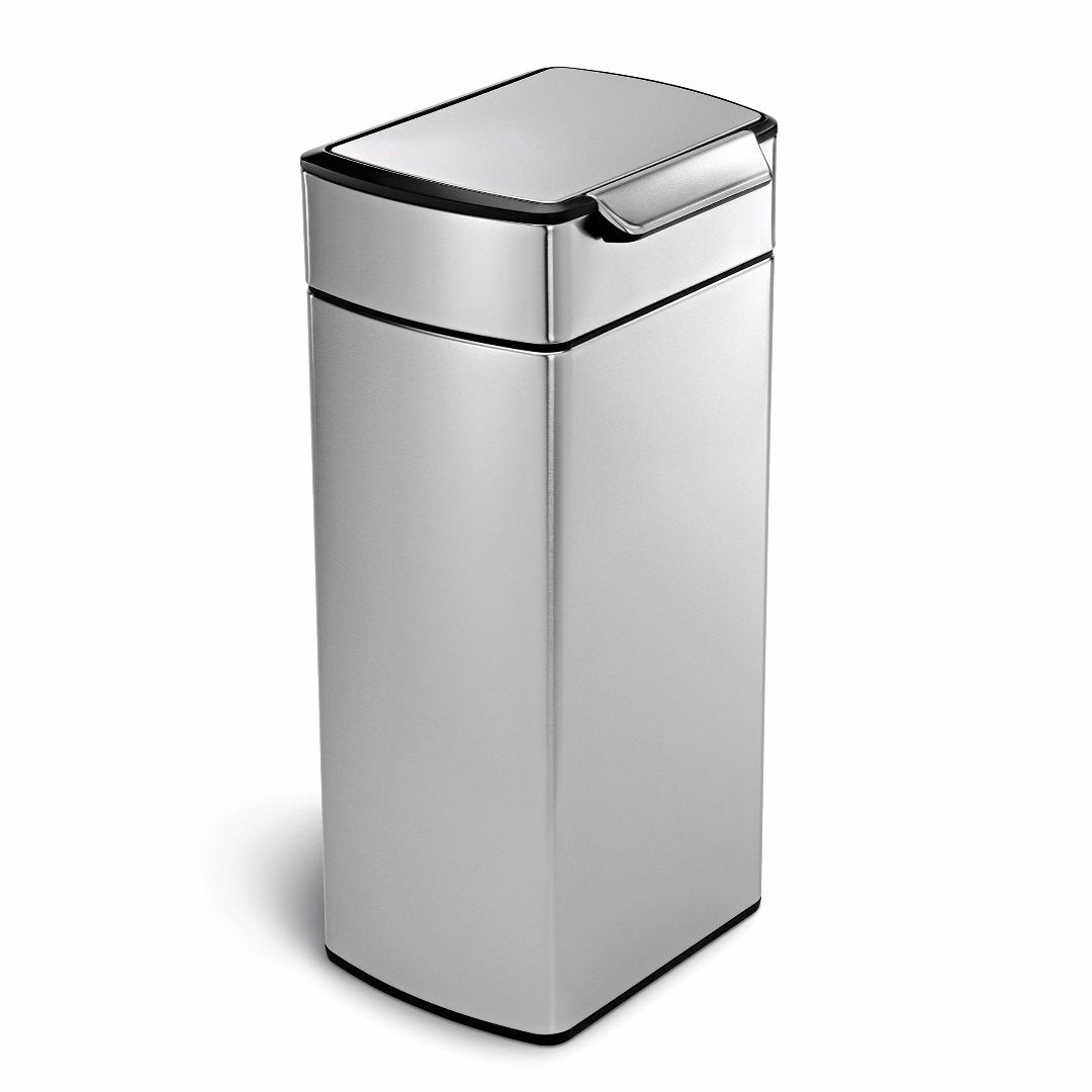 simplehuman レクタンギュラータッチバーダストボックス 30L シルバ