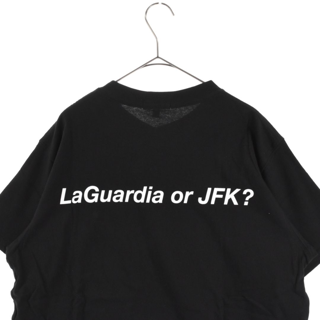 Engineered Garments エンジニアド ガーメンツ EG LaG or JFK Print T 胸ポケット 半袖Tシャツ ブラック Engineered Garments エンジニアド ガーメンツ EG LaG or JFK Print T 胸ポケット 半袖Tシャツ ブラック