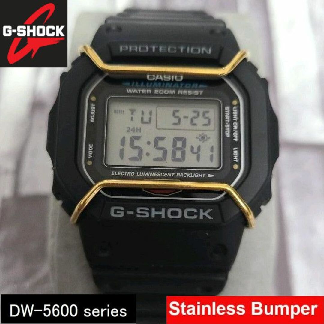 G-SHOCK DW-5600系 GW-M5610系 バンパープロテクター 5色 メンズの時計(腕時計(デジタル))の商品写真