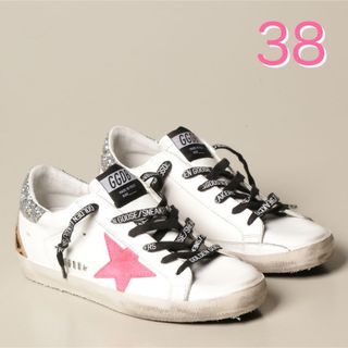 Golden Goose  ゴールデングース ピュアスター 白 レオパード 35