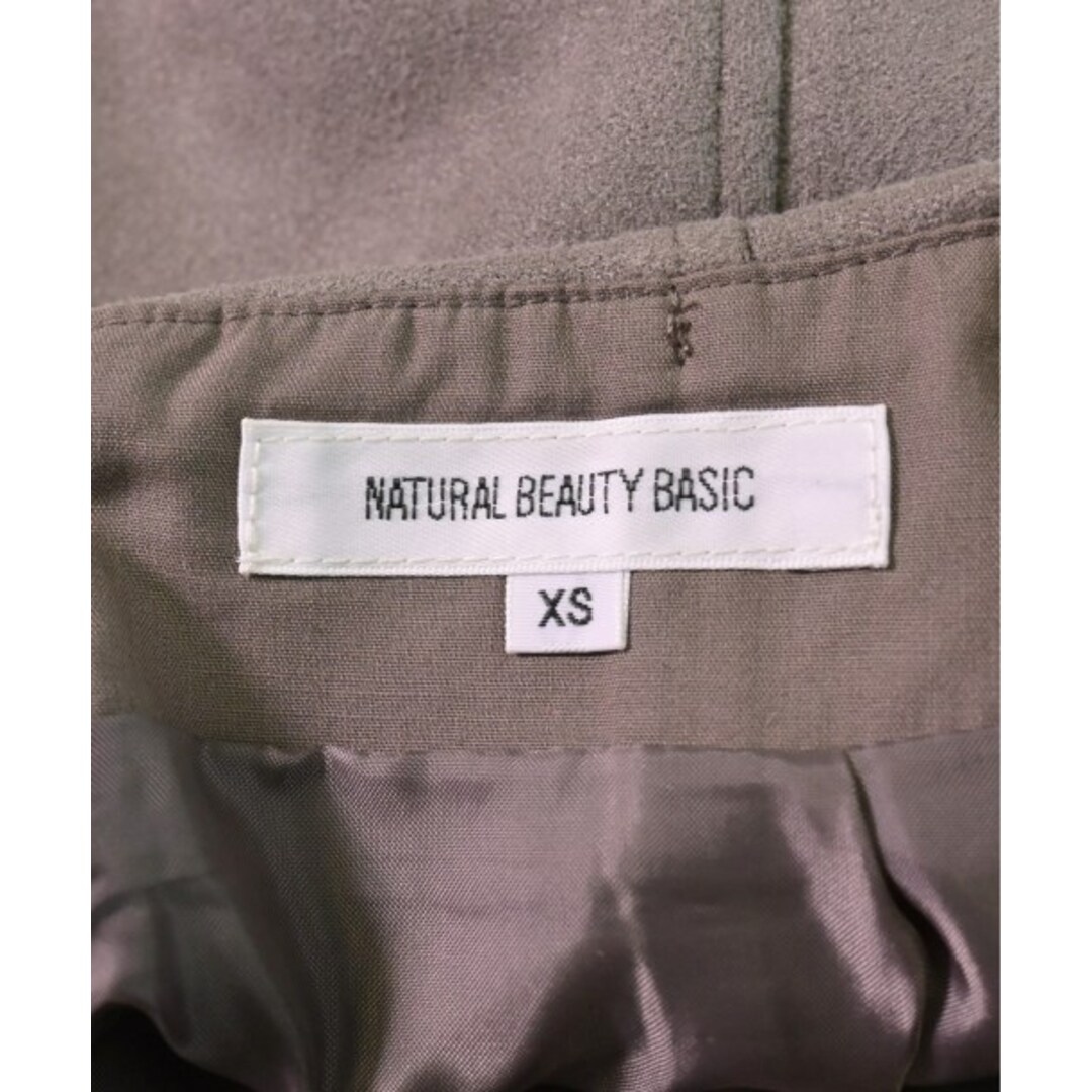 NATURAL BEAUTY BASIC(ナチュラルビューティーベーシック)のNATURAL BEAUTY BASIC ロング・マキシ丈スカート XS 茶 【古着】【中古】 レディースのスカート(ロングスカート)の商品写真