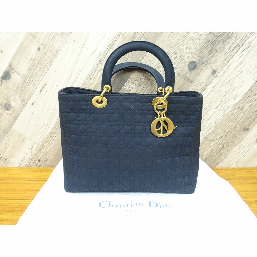Christian Dior - K千004/ DIOR レディディオール カナージュ ハンドバッグ ナイロン