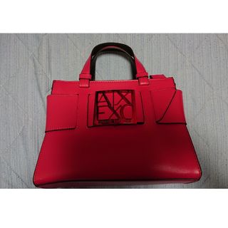 未使用品 Emporio Armani エンポリオ・アルマーニ 2WAY ショルダーバッグ ハンドバッグ フェイクレザー ブラック