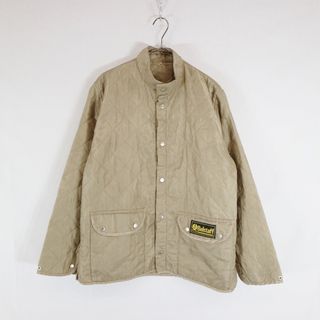 ベルスタッフ(BELSTAFF)のSALE/ Belstaff ベルスタッフ キルティング ジャケット 防寒  ヨーロッパ古着 フラップポケット  ベージュ (メンズ  L相当)  N7211(その他)