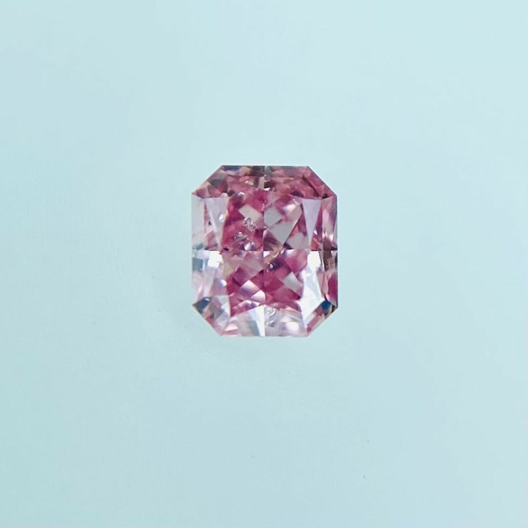 FANCY INTENSE PINK 0.102ct/RAD/RT2217 2