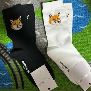 メゾンキツネ(MAISON KITSUNE')のメゾンキツネ　靴下　ソックス(ソックス)