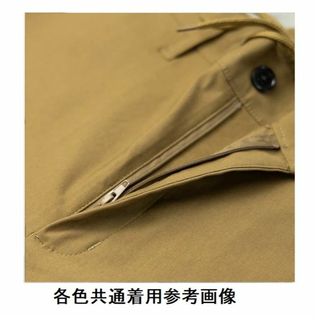 送料無料 イージーパンツ メンズ ストレッチ 接触冷感 ネイビー　LL  メンズのパンツ(スラックス)の商品写真