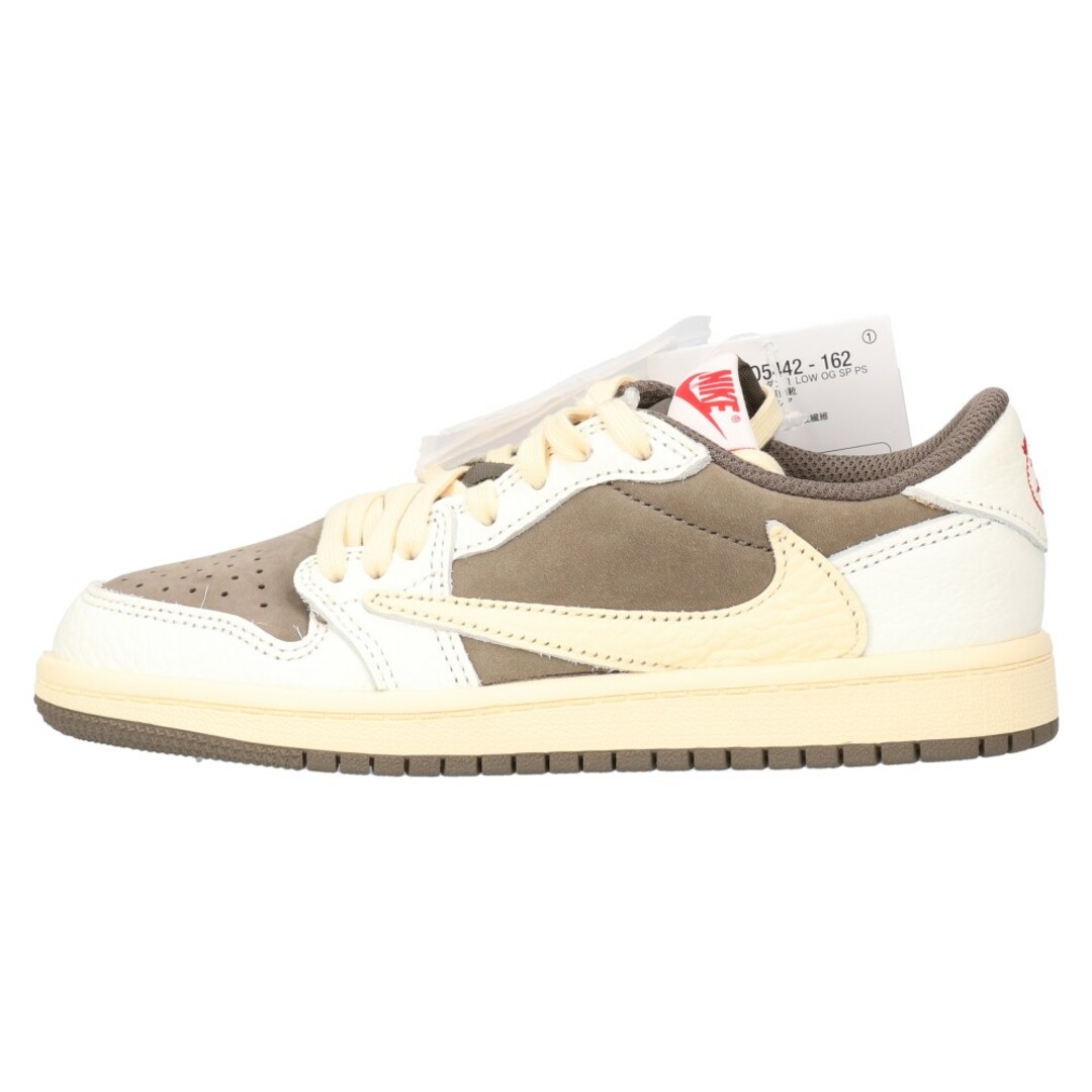 NIKE ナイキ ×TRAVIS SCOTT AIR JORDAN 1 LOW OG SP Reverse Mocha PS トラヴィススコット エアジョーダン1 リバースモカ ローカットスニーカー DO5442-162 US1Y/20cm