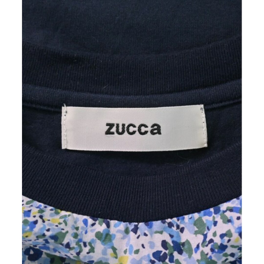 ZUCCa - ZUCCa ズッカ Tシャツ・カットソー M 紺x白x青系(総柄) 【古着 ...