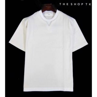 ザショップティーケー(THE SHOP TK)の【THE SHOP TK/タケオキクチ】キーネックフェイクレイヤードカットソー白(Tシャツ/カットソー(七分/長袖))