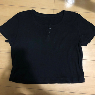 ジーユー(GU)のGU ワッフルヘンリーネックミニT(Tシャツ/カットソー(半袖/袖なし))